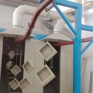 Powder coating line