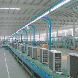 Air conditioning assembly line